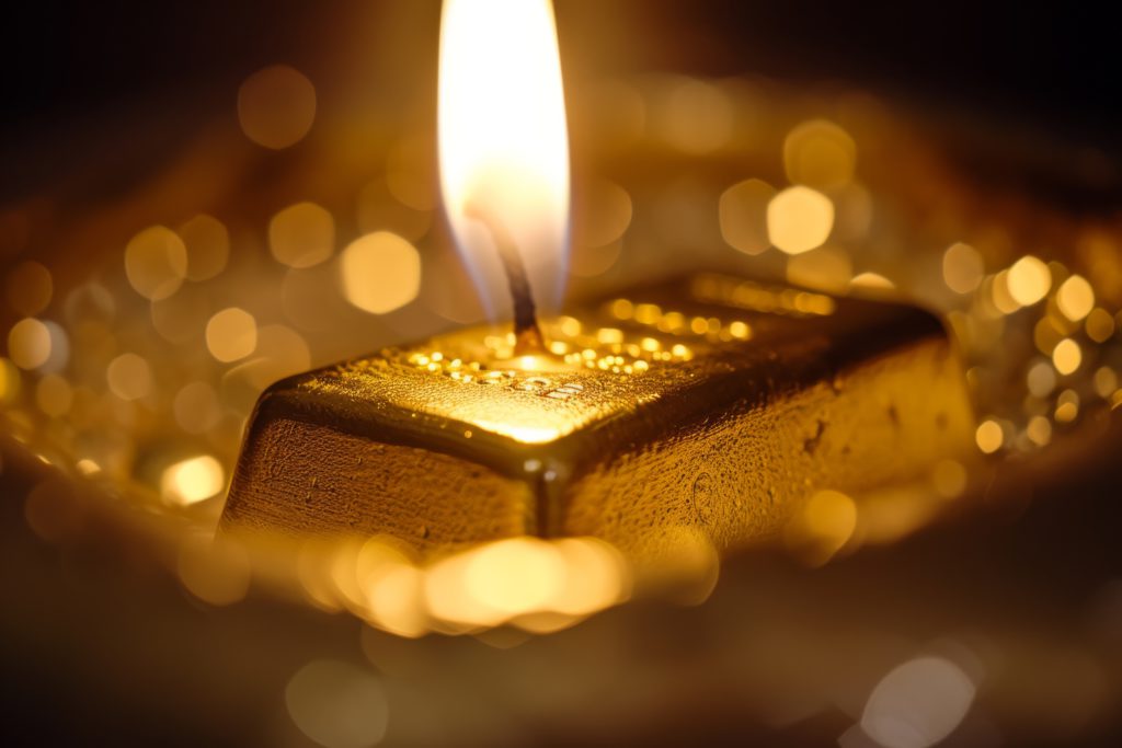 Gold price flirts with new highs