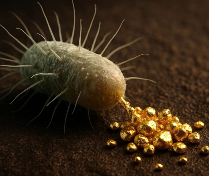 Bacteria That "Poop" Gold: Nature’s Unexpected Alchemist
