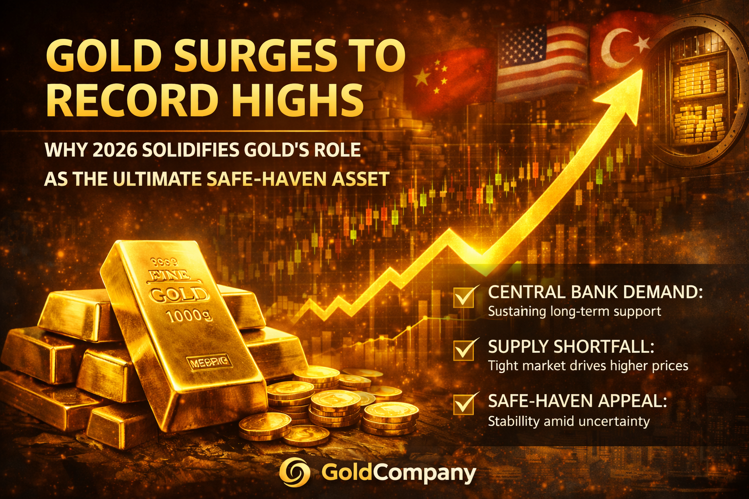 Gold shines as 2026's safe haven
