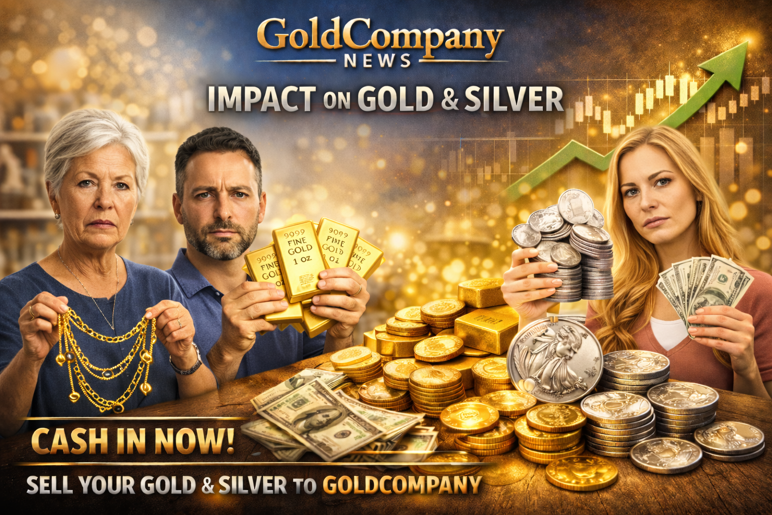 Sell your gold and silver now