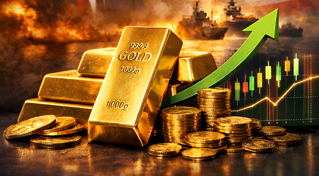 Gold Rises as Markets React to Trump’s Escalation on Iran