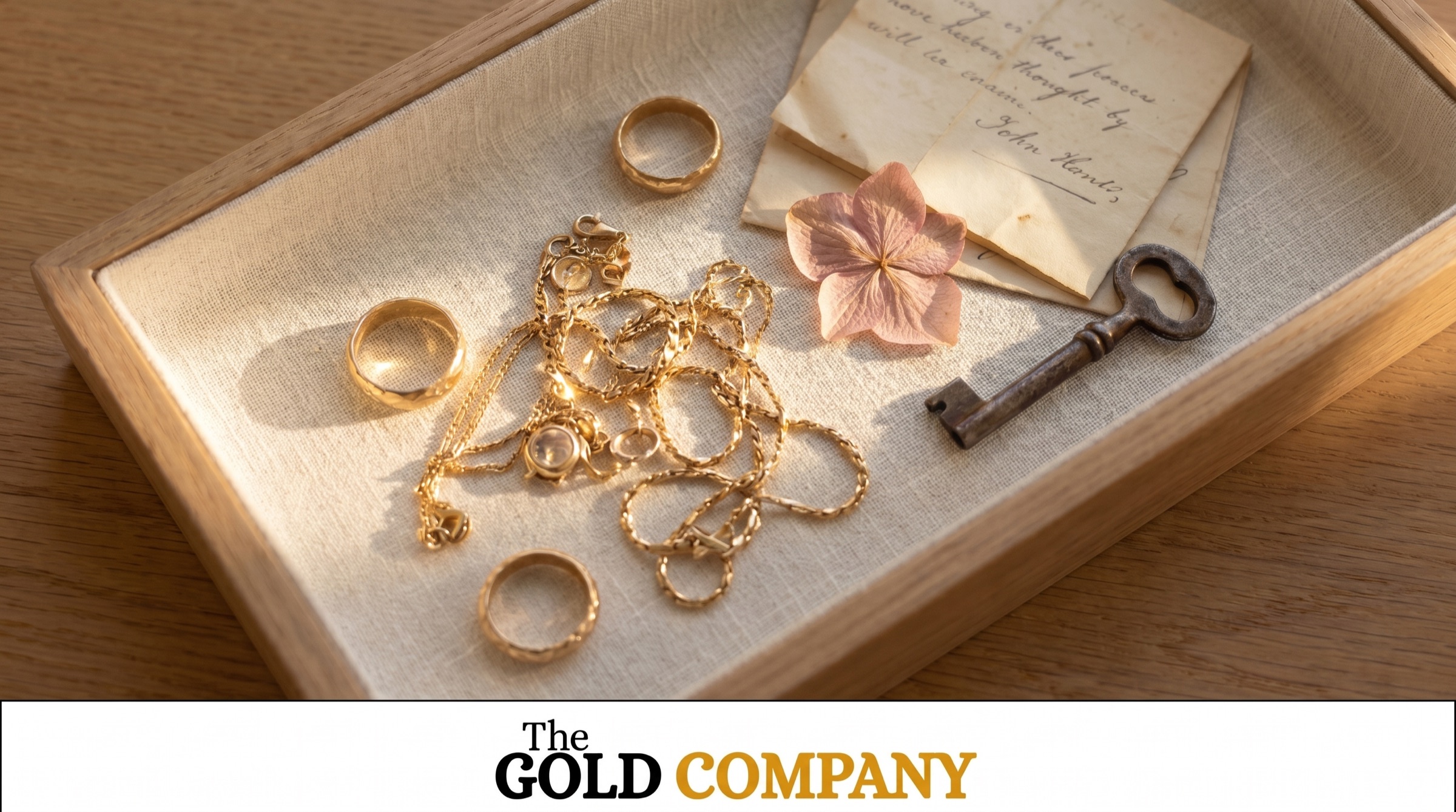 Gold jewellery in a drawer - sell 9ct gold australia